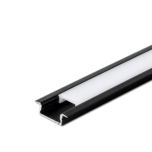 Perfil Para Fita Led Com Tampa- Embutida